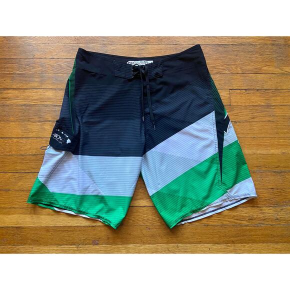 BILLABONG Platinum X Recycler Hawaiian Islands Boardshorts sz 36 - Picture 1 of 12